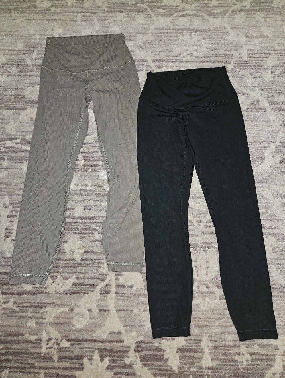 2 Lululemon Capri Length Ribbed Leggings
